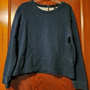 J. Crew woman's top. With zipper in the back